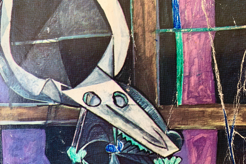 Detail of a detail from 'Nature morte au crane de boeuf' by Pablo Picasso